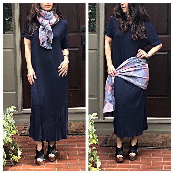 Dresses & Skirts - ✨SALE LAST ONE ✨Navy blue shirt sleeve dress